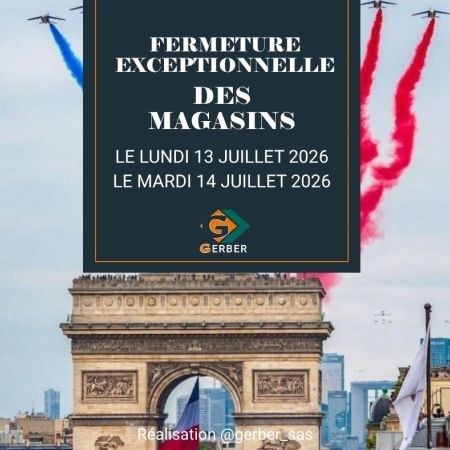 FERMETURE EXCEPTIONNELLE DU LUNDI 13 ET MARDI 14 JUILLET 2026 Image FERMETURE EXCEPTIONNELLE DU LUNDI 13 ET MARDI 14 JUILLET 2026