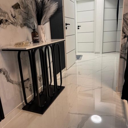 Rénovation de sols en grès cérame effet marbre Rénovation de sols en grès cérame effet marbre